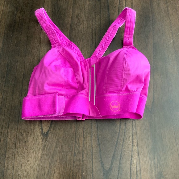 SHEFIT Vibrant Pink Adjustable Sports Bra LUXE - Picture 2 of 4